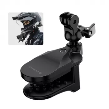 Uchwyt podbródkowy do kasku motocyklowego PULUZ do GoPro Hero 12 11 Mini 10 9 8 7 6 5 4 3+ Max - PU927B