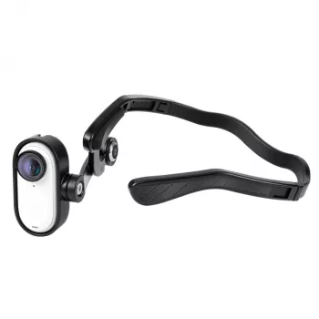PULUZ Magnetyczny uchwyt na głowę z paskiem do Insta360 GO 3 / GO 3S - Czarny PU974B