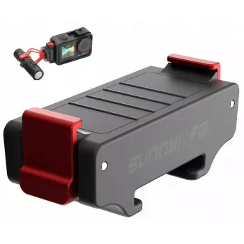 SUNNYLIFE Adapter Mount for DJI Osmo Action 5 Pro / 5 / 4 / 3 - ISO Hot Shoe - Czarny
