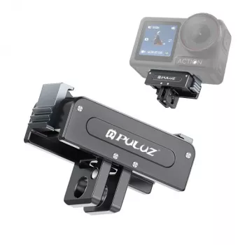 PULUZ 1/4 inch do GoPro Adapter Mocowania dla DJI Osmo Action 5 Pro / 4 / 3 - Czarny