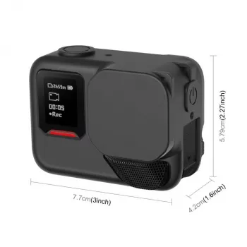 PULUZ Silikonowe etui ochronne do Insta360 Ace Pro 2 - Czarny