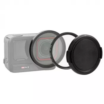 PULUZ 3-w-1 Zestaw Adaptera Filtra UV 52mm Osłona Obiektywu do Insta360 Ace Pro 2 / PU770B