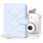 LOVEINSTANT Album na zdjęcia na 108 zdjęć kompatybilne z Fujifilm Instax Mini 12 40 11 9 8 7 Evo LiPlay Link, niebieski pikowany