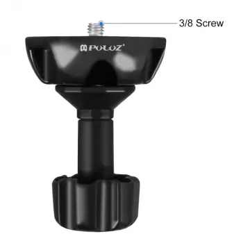 PULUZ 75mm Bowl Tripod Adapter z gwintami 1/4 cala i 3/8 cala, czarny (PU3503)
