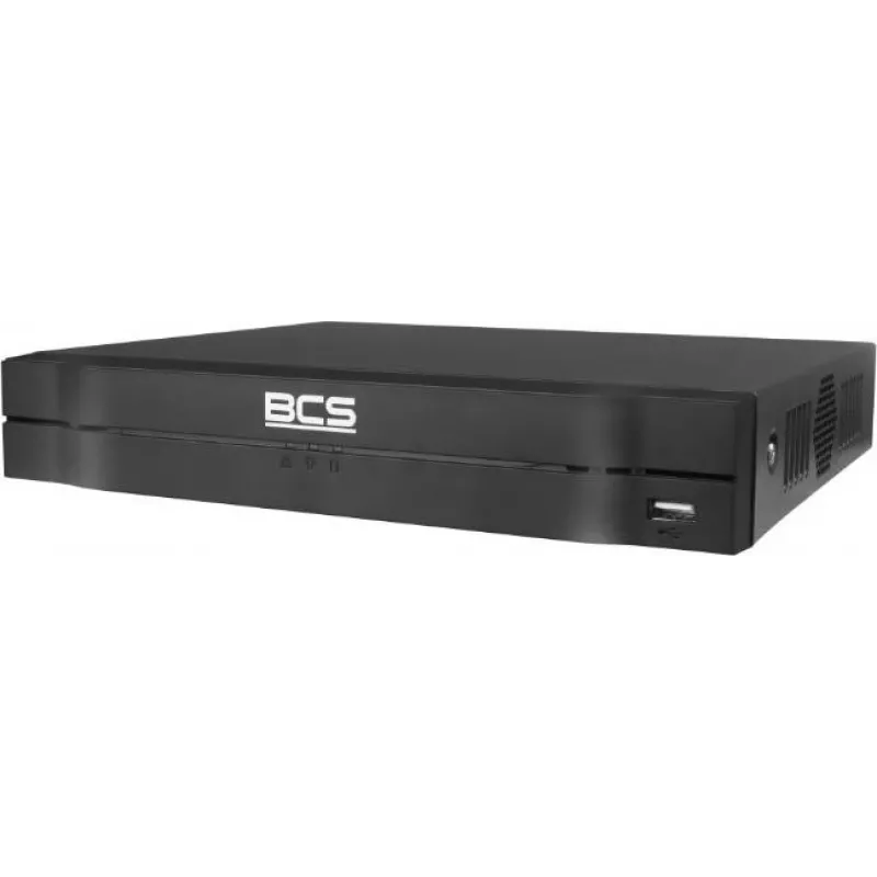 BCS 8-kanałowy 4K PoE Rejestrator Sieciowy NVR, 8 portów PoE, H.265+, 1 zatoka HDD SATA, BCS-L-NVR0801-4KE-8P(2L)