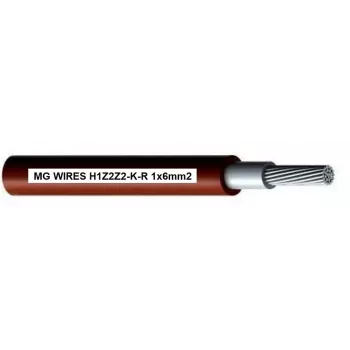 MG H1Z2Z2-K-R-6MM2/50M Kabel fotowoltaiczny 6mm² czerwony 50m