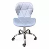Krzesło biurowe EXTRALINK Velvet Light Grey