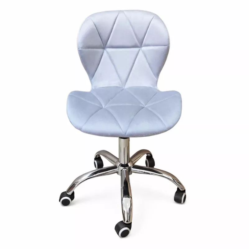 Krzesło biurowe EXTRALINK Velvet Light Grey