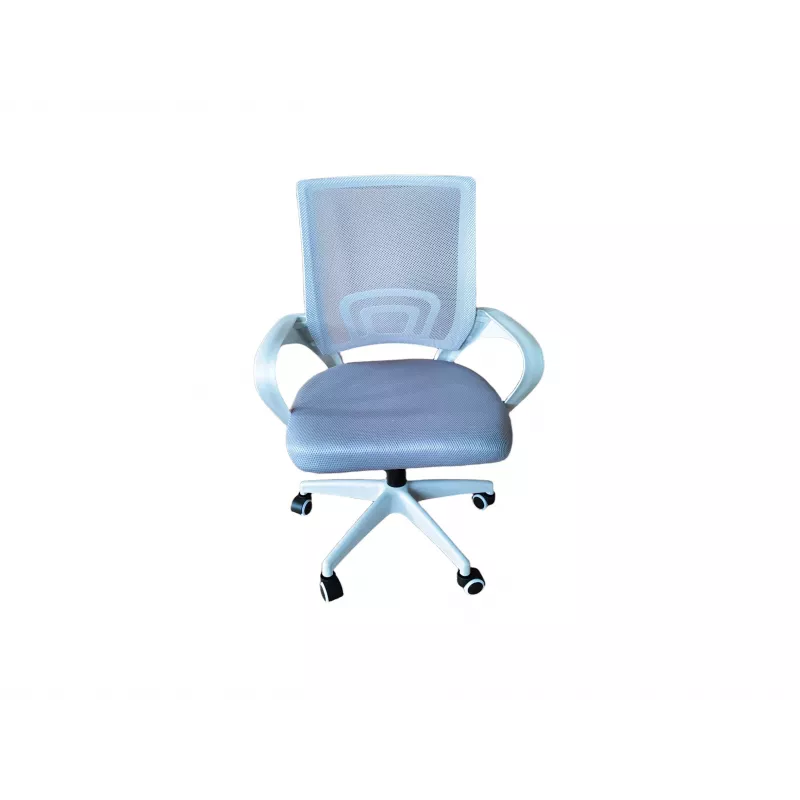 EXTRALINK HOME Fotel biurowy obrotowy jasnoszary