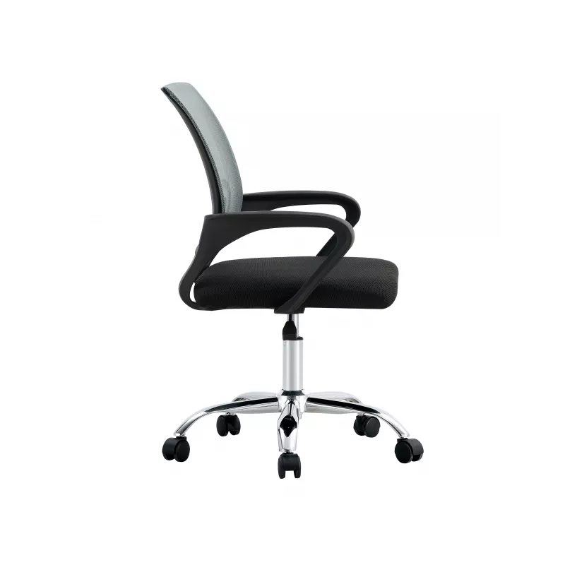 Extralink Home Swivel Office Chair with Mesh Back, Black