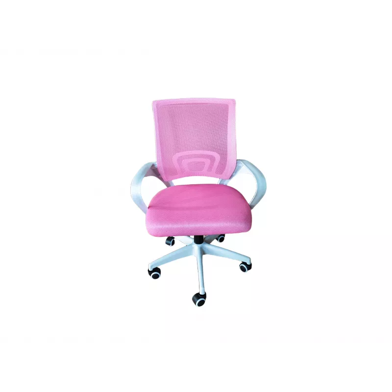 EXTRALINK HOME Swivel Office Chair Pink Mesh Fabric