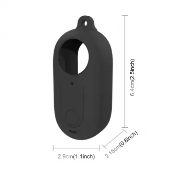 PULUZ Silikonowe etui ochronne z osłoną obiektywu do Insta360 GO 3 – Czarny
