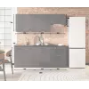 STOLKAR Cosmo Design ANIKA Grafit/Grafit 2.0 Zestaw mebli kuchennych - 6 elementów