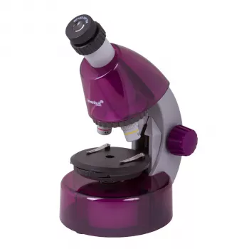 Levenhuk LabZZ M101 Amethyst Mikroskop Biologiczny dla Dzieci, 40x-640x, Monokularowy, Oświetlenie LED