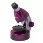 Levenhuk LabZZ M101 Amethyst Mikroskop Biologiczny dla Dzieci, 40x-640x, Monokularowy, Oświetlenie LED