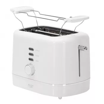 Adler AD 3224 Biały Toster 750W 2 Gniazda
