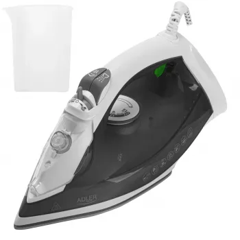 Adler AD 5051 Żelazko parowe z ceramiczną stopą, 2600 W, zbiornik 350 ml