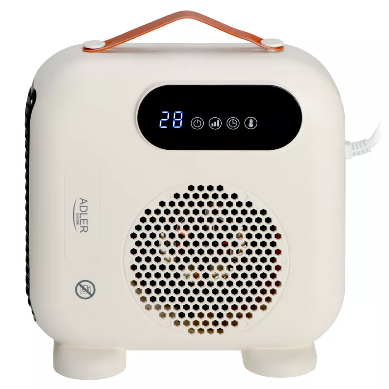 Adler AD 7756 Ceramiczny Grzejnik Wentylatorowy 1500W Czarny