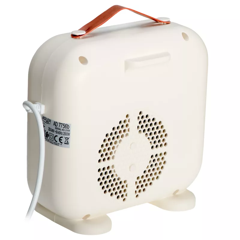 Adler AD 7756 Ceramiczny Grzejnik Wentylatorowy 1500W Czarny