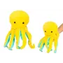 LEAN TOYS Pluszowa Maskotka Ośmiornica Żółta Pacynka 25 cm