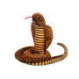 LEAN TOYS Pluszowa Maska Węża Kobra Królewska Brązowa 100 cm