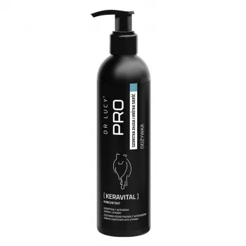 DR LUCY - PRO KERAVITAL 250 ML - ODŻYWKA Z KERATYNĄ I WITAMINAMI DLA PSÓW O DŁUGIEJ, SZORSTKIEJ SIERŚCI