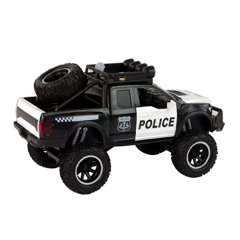 LEAN TOYS Offroad Vehicle Raptor Police Opening Door Sound Light