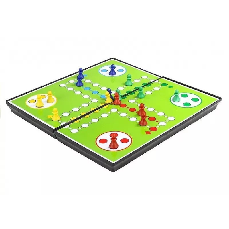 LEAN TOYS Magnetyczny Zestaw Gier Planszowych 7 w 1 Szachy Chińczyk Backgammon Warcaby