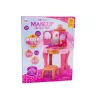 LEAN TOYS Dziecięcy Stoliczek Toaletowy z Czujnikiem Gestów, Różowy