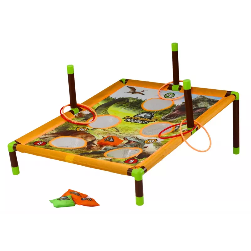 LEAN TOYS Arcade Game Bag Throw Hoop 2in1 Dinosaurs Board