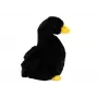 LEAN TOYS Plush Goose Mascot Black Cuddly Plush Duck 40 cm