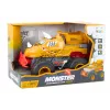 LEAN TOYS Off-road Car Dinosaur Friction Drive Dump Truck Orange