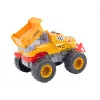 LEAN TOYS Off-road Car Dinosaur Friction Drive Dump Truck Orange