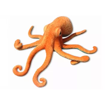 LEAN TOYS Pluszowa Ośmiornica Mascot Pomarańczowa 55cm