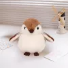 LEAN TOYS Pluszowy Wróbel Ptak Brązowy 12cm