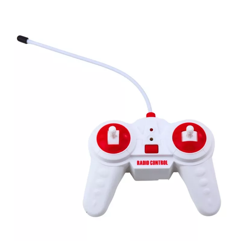 LEAN TOYS Karetka na pilota RC Światła Dźwięki 1:20 Biała