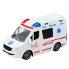 LEAN TOYS Karetka na pilota RC Światła Dźwięki 1:20 Biała