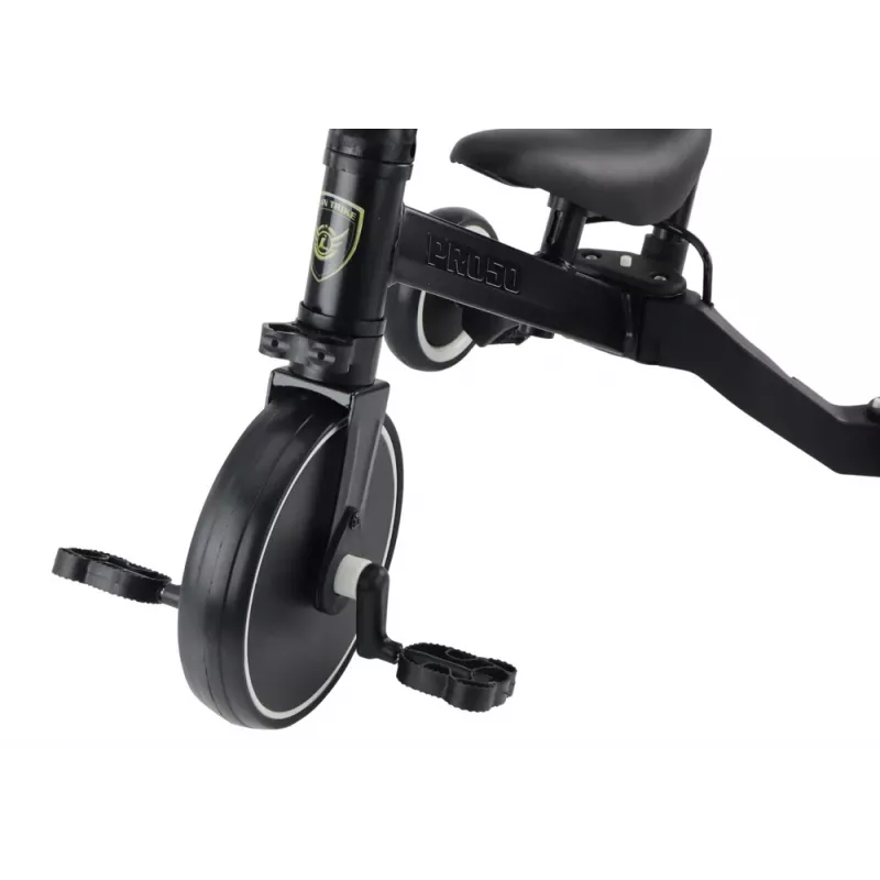 LEAN TRIKE PRO50 Trójkołowy Rower z Pchaczem Czarny