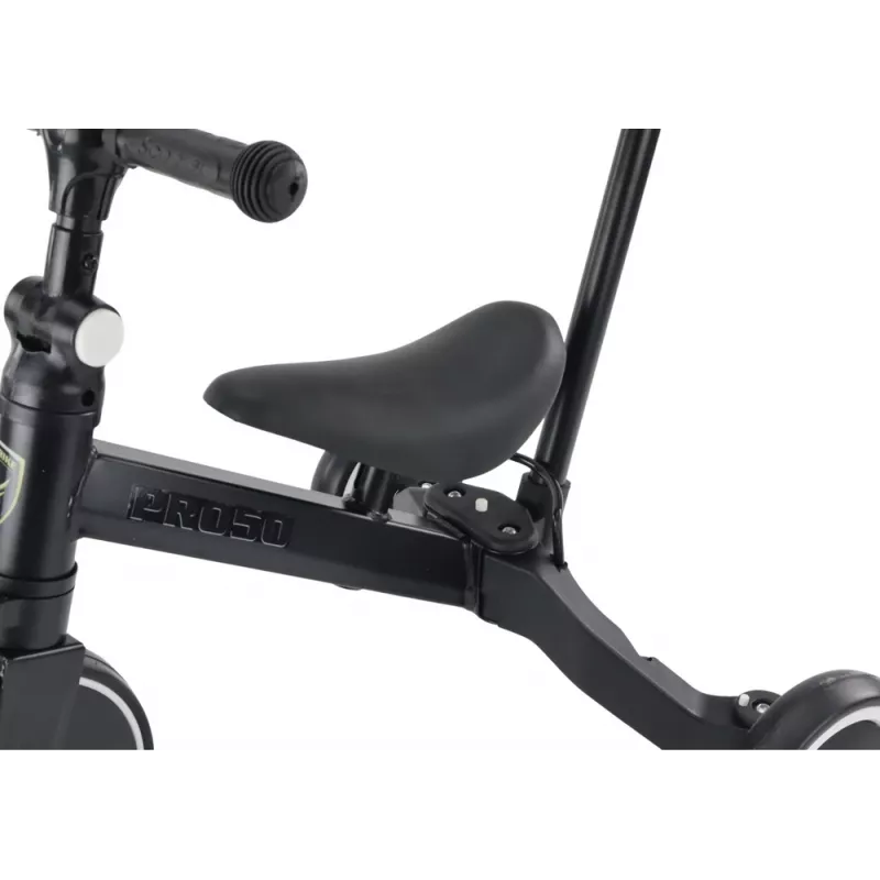 LEAN TRIKE PRO50 Trójkołowy Rower z Pchaczem Czarny