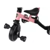 LEAN TRIKE PRO50 Trójkołowy rowerek z rączką do pchania Różowy