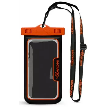 Seawag Element Proof Case - Wodoodporna Etui na Telefon (Czarno-Pomarańczowa)