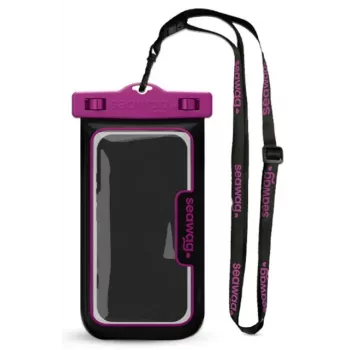 Seawag Element Proof Case - Wodoodporne etui na telefon (czarne/fioletowe)