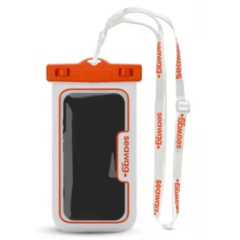 Seawag Element Proof Case - Wodoodporna Etui na Telefon (Biały/Pomarańczowy)