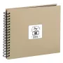 HAMA ALBUM FINE ART 28x24/50 TAUPE, CZARNE STRONY