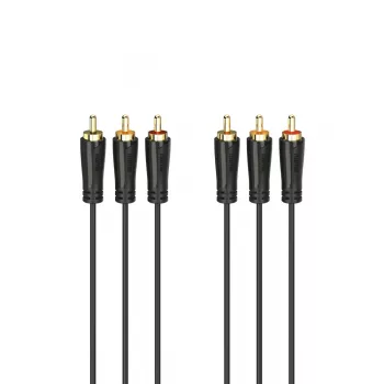 HAMA 3x RCA do 3x RCA Kabel Audio/Video 3m, Pozłacane Wtyki