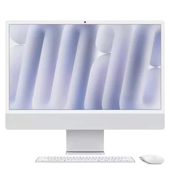 Apple iMac Z1K1 23,5 inch Standard Glass M4 10C CPU/10C GPU/16C Neural Engine 24GB RAM 1TB SSD Gigabit Ethernet Magic Mouse Magic Keyboard z klawiaturą numeryczną i Touch ID DE Srebrny