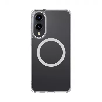 AMAZINGTHING Minimal Mag Case z Pierścieniem Magnetycznym do Samsung Galaxy S25 Edge - Przezroczysty