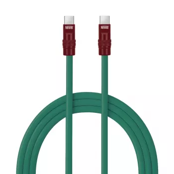 Newell USB-C do USB-C Kabel 100W 2m Silikon Zielono-Bordowy