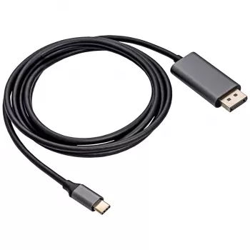 AKYGA USB-C na DisplayPort Kabel Adapterowy 1.8m Czarny
