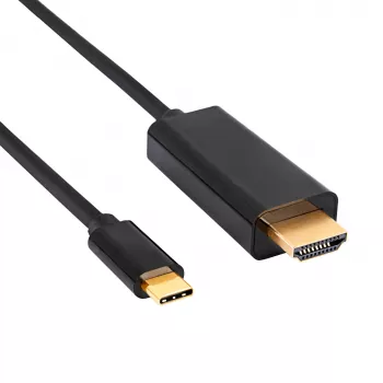 Kabel USB-C – HDMI Akyga AK-AV-18, 4K, 1,8 m, czarny